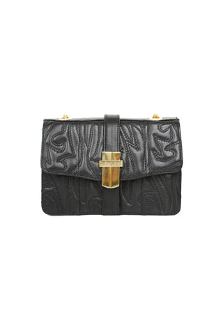 Signature Angel Jackson Mini Bag || Intricate stitched leather