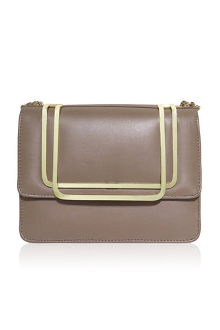 MINI PETRA SATCHEL TOBACCO LEATHER