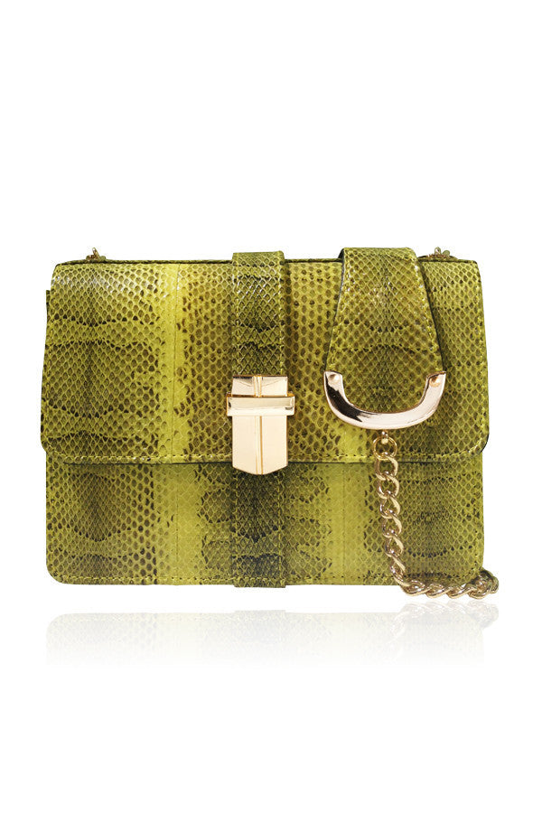 MINI PETRA SATCHEL YELLOW BUCCATA