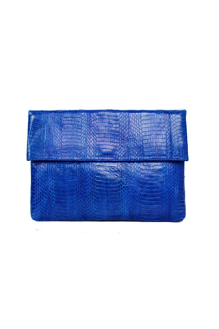 LARGE FOLDOVER CLUTCH ATLANTIC BLUE SS13