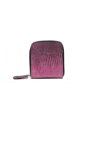 Classic Angel Jackson Zip wallet in Lavender Lizard